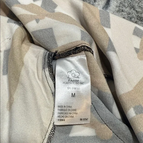 FARM Rio Mustard Geometric Print Long Sleeve Jumpsuit - Picture 12 of 13